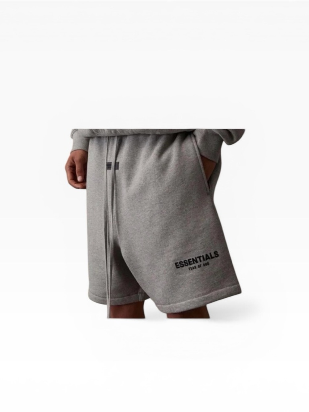 Fear of God ESSENTIALS Dark Oatmeal Drawstring Shorts Size S